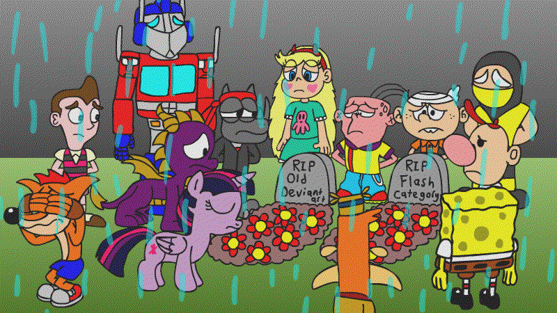 RIP Old Deviantart (Animated Loop) by Blackrhinoranger on DeviantArt