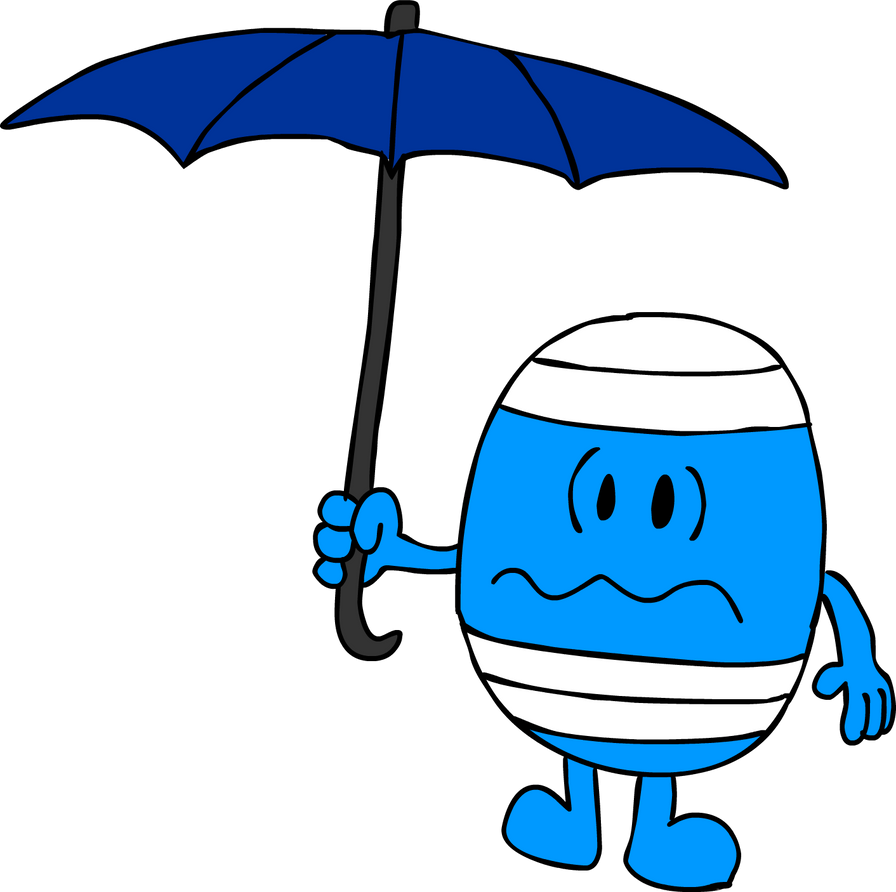 Mr Bump with open umbrella by Blackrhinoranger on DeviantArt