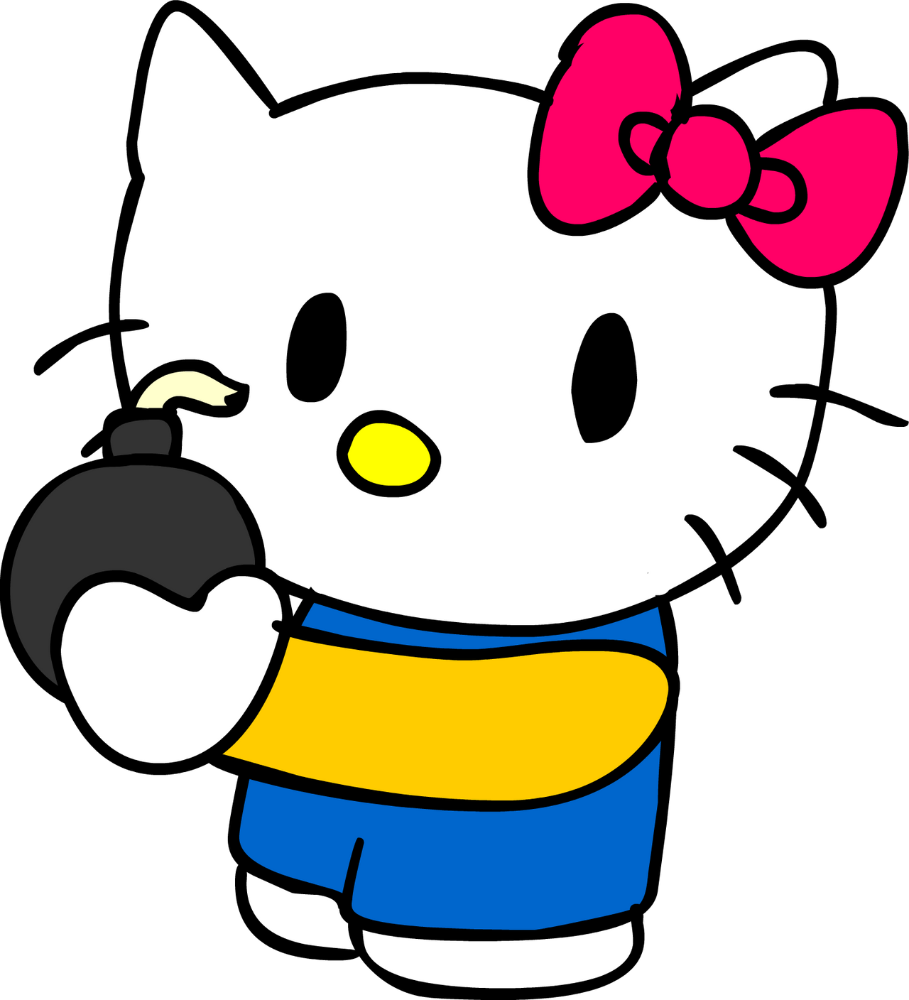Hello Kitty with Bomb by Blackrhinoranger on DeviantArt
