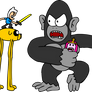 King Kong vs Finn and Jake