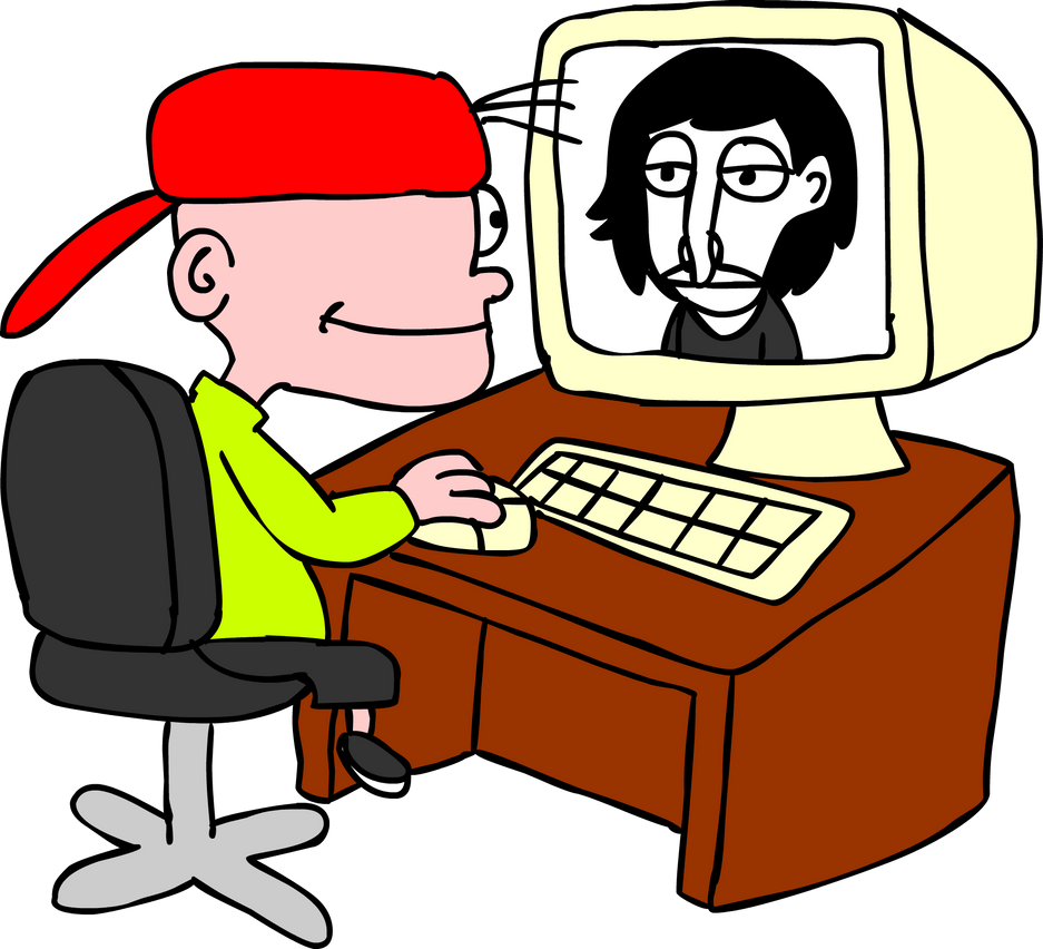 Kevin on computer by Blackrhinoranger on DeviantArt