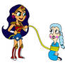 Moon Butterfly tied in Wonder Woman's lasso