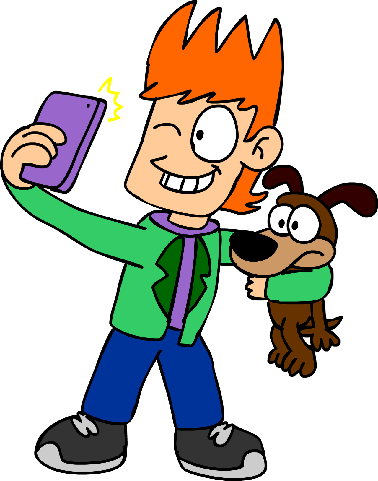 Cartoon Ranger Ruffy Matt having a selfie with Ruffy by Blackrhinoranger on DeviantArt