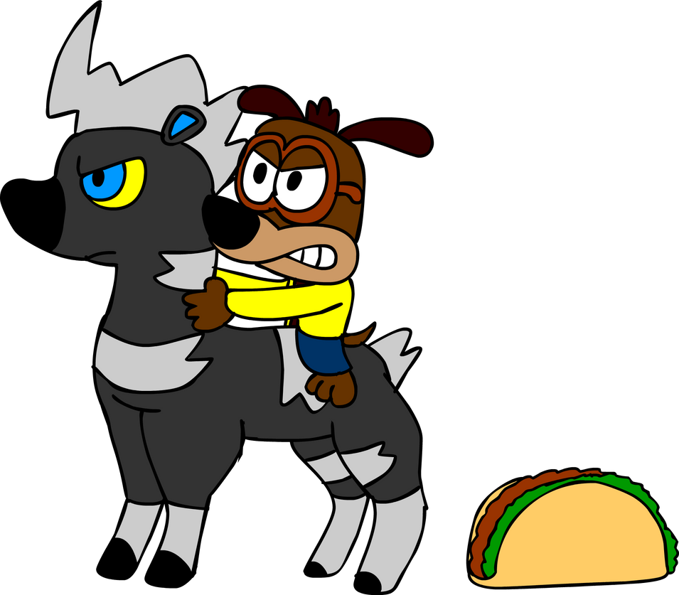 Cartoon Ranger Ruffy Ruffy and Blitzle guarding Taco by Blackrhinoranger on DeviantArt