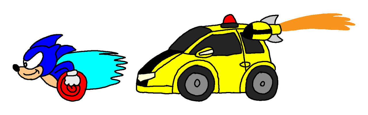 Bumblebee and Sonic racing by Blackrhinoranger on DeviantArt