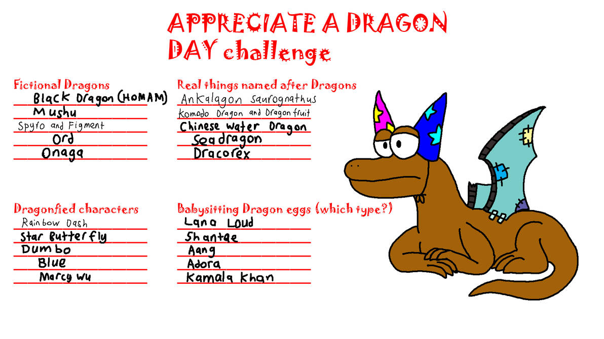 Admin Sorry Note Dragon Rework (CLOSED) Appreciate a Dragon Day request challenge by Blackrhinoranger ...