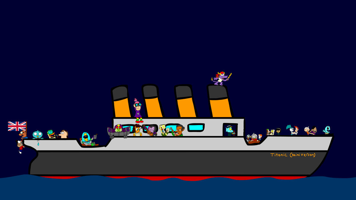 Mini Rocker Titanic Characters on the Titanic (mini version) by Blackrhinoranger on DeviantArt