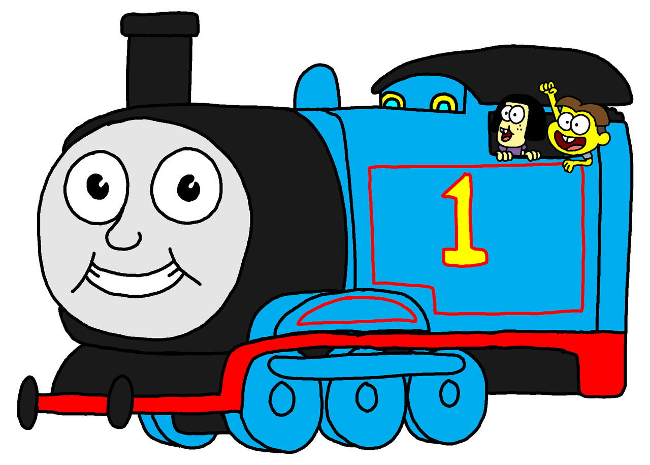 Cricket and Tilly Green riding on Thomas by Blackrhinoranger on