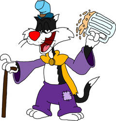 Sylvester the Cat as Gideon
