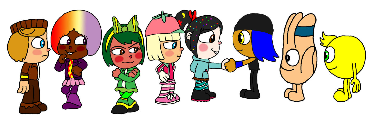 Sugar Rush Racers meet Emojis by Blackrhinoranger on DeviantArt