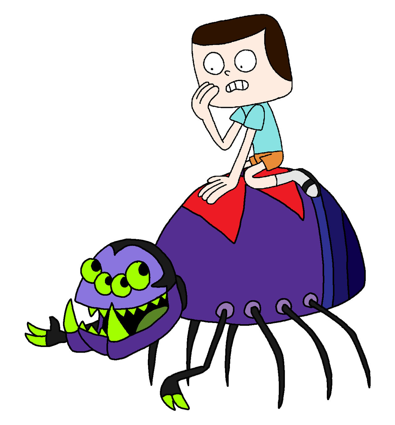 Jeff Randell meets Jeff the Spider by Blackrhinoranger on DeviantArt