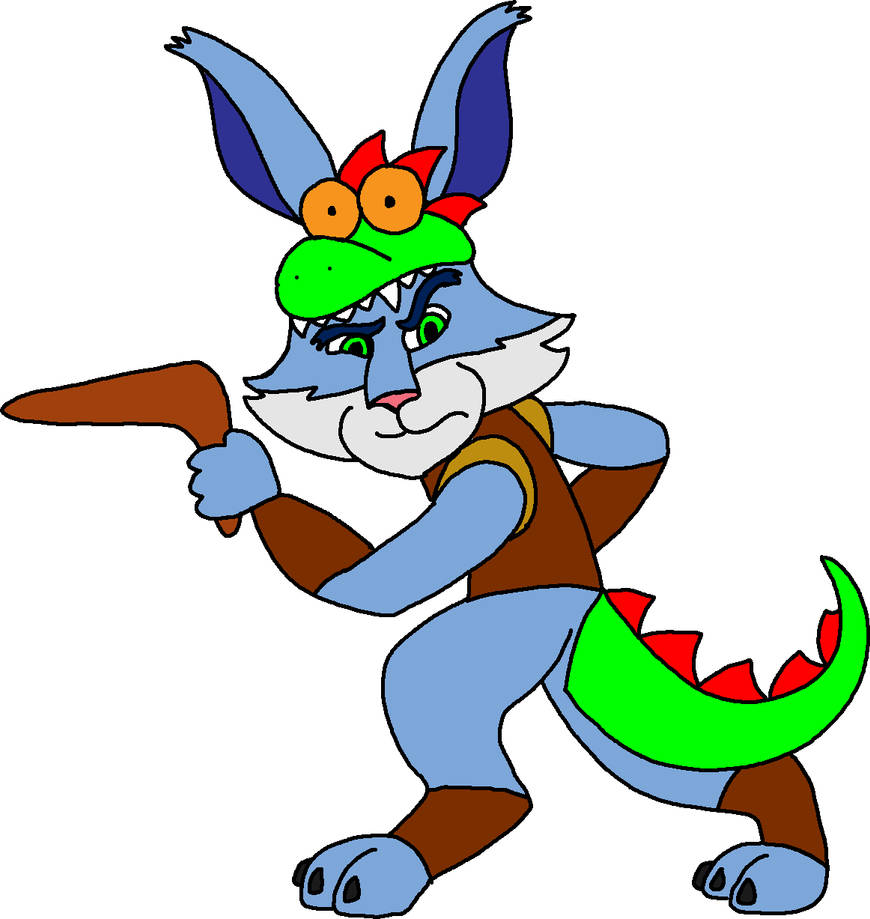 Bunnymund as Dino-Rang by Blackrhinoranger on DeviantArt