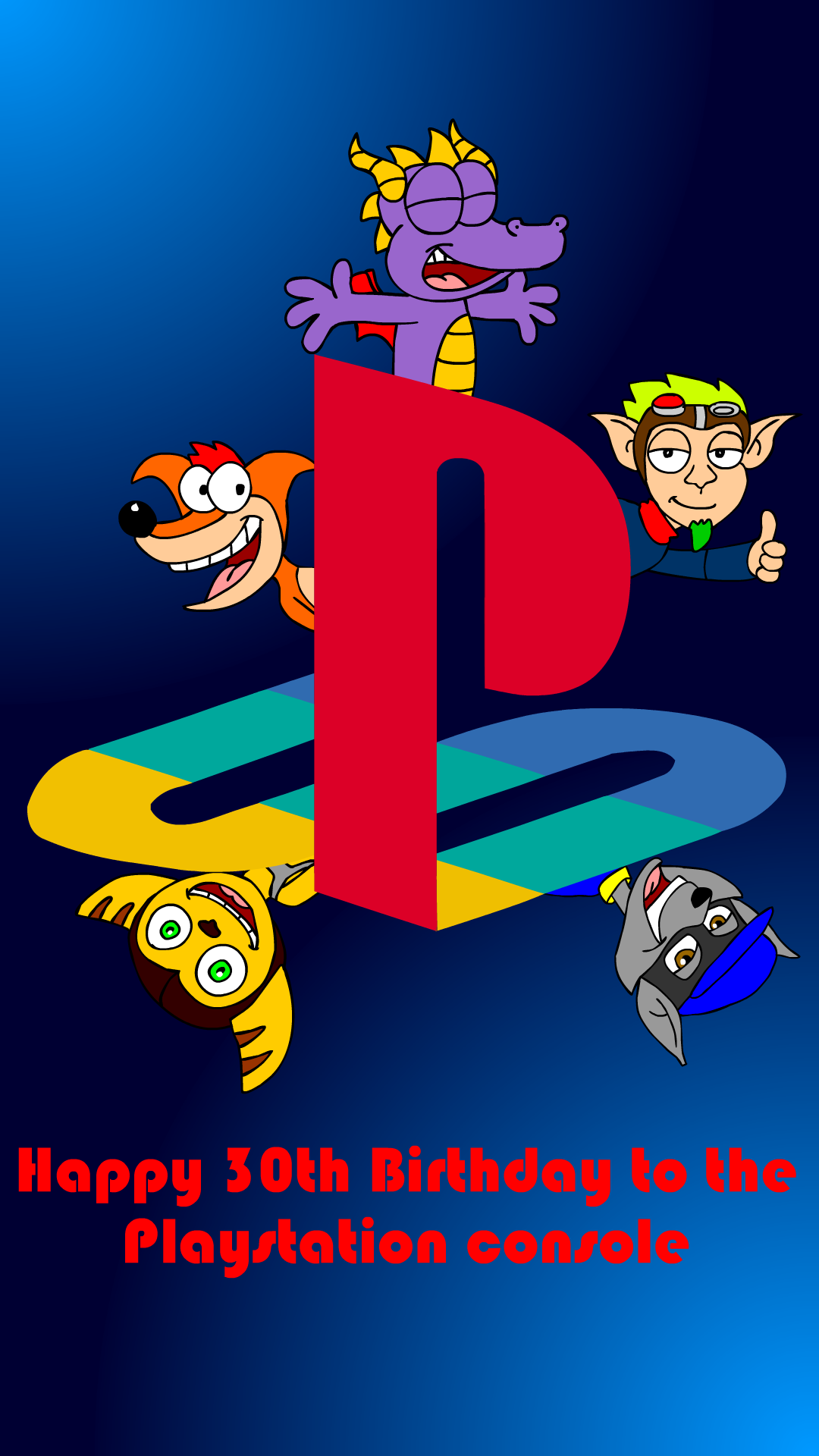 Happy 30 years of Playstation by Blackrhinoranger on DeviantArt