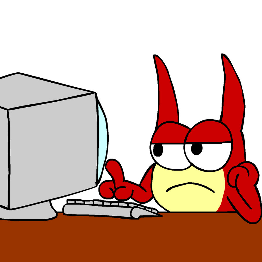 Computer Trigger Image Trigger Happy's bored on the computer (GIF) by Blackrhinoranger on ...