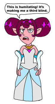 Boscha dressed as Guinevere