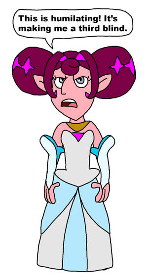 Boscha dressed as Guinevere