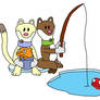 Tina and Milo go fishing