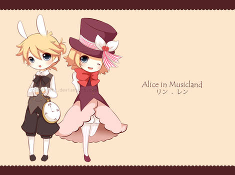 Alice in Musicland - Rin x Len