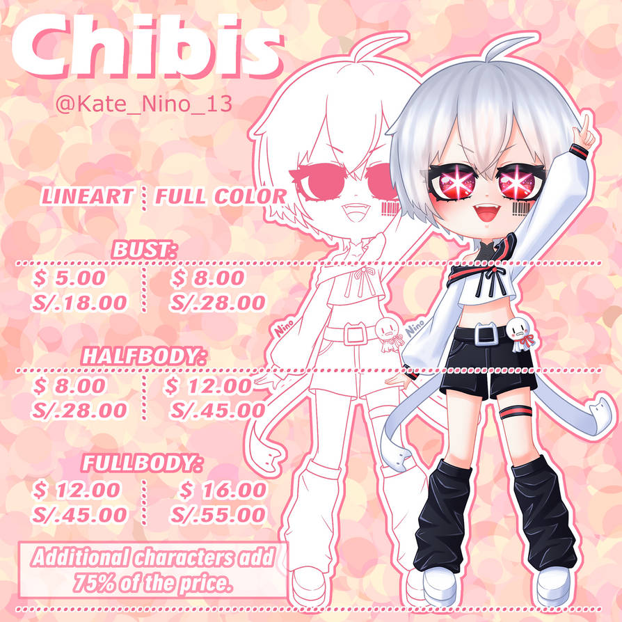 Position Paper Examples Chibi Chibis Commission Sheet by KateNino13 on DeviantArt