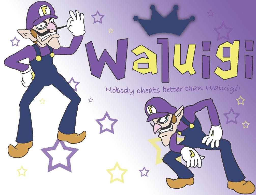 Waluigi Wallpaper