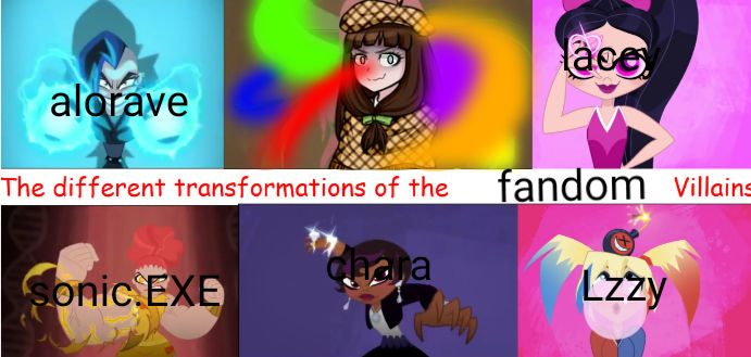 The Fandom Villains By Bloomythecat On Deviantart The Fandom Villains By Bloomythecat On Deviantart
