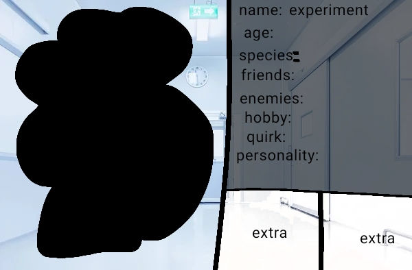 The experiment lab oc template by bloomythecat on DeviantArt