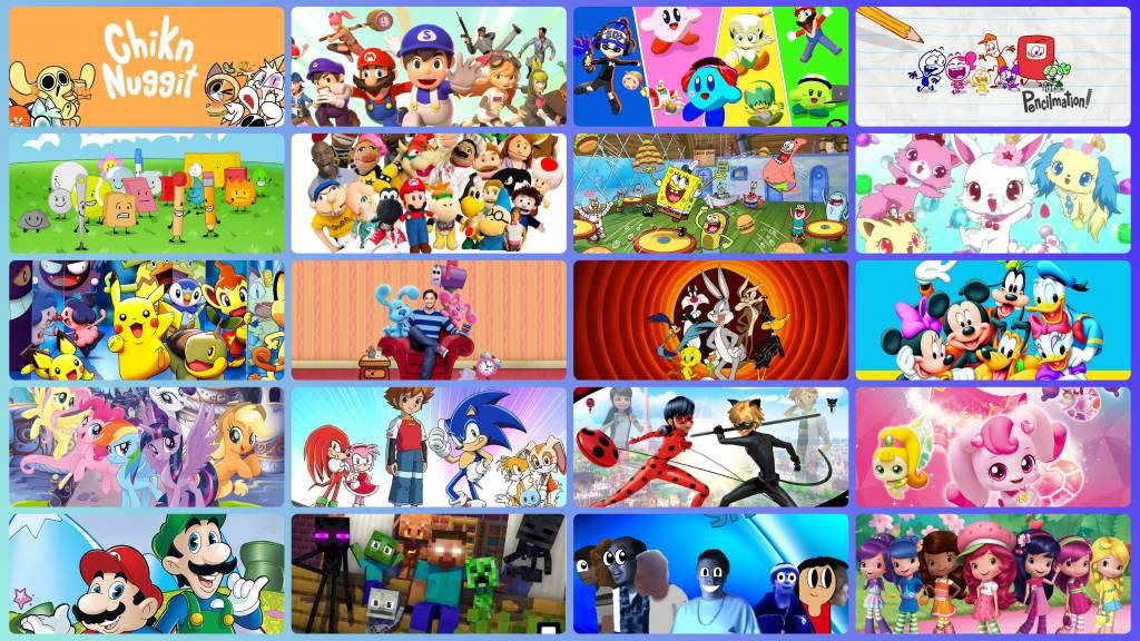 Characters Collages Deviantart Favorite Cartoons Collage! V2.0 by LucianFilms2 on DeviantArt