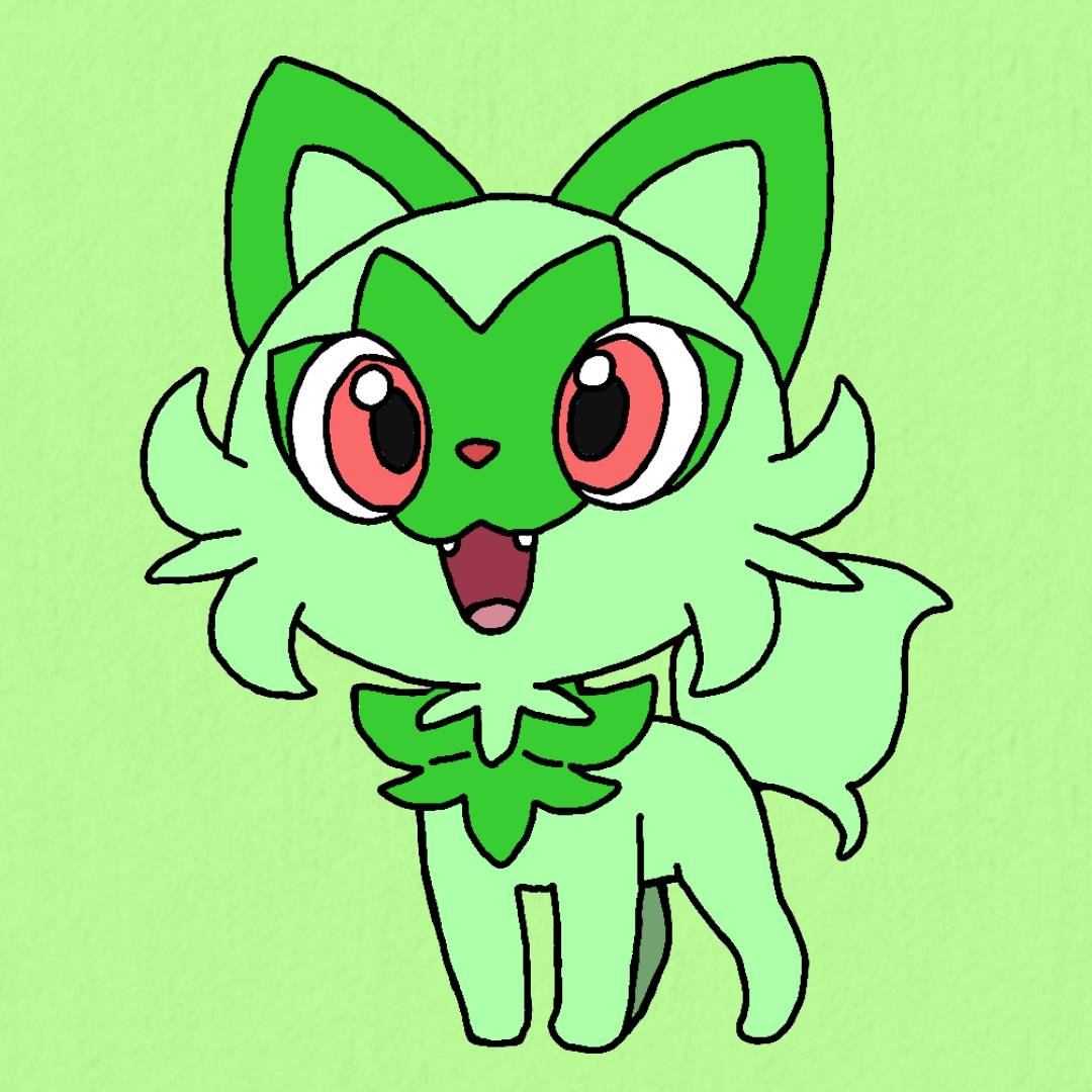 Sprigatito Fanart Revamp! by LucianFilms2 on DeviantArt