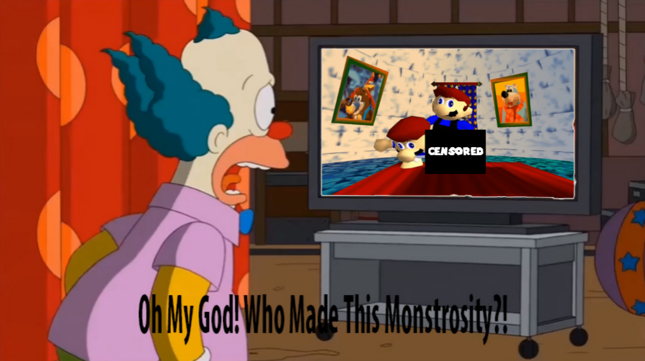 Snowtrapped Krusty The Clown watches SMG4 SnowTrapped by LucianFilms2 on DeviantArt
