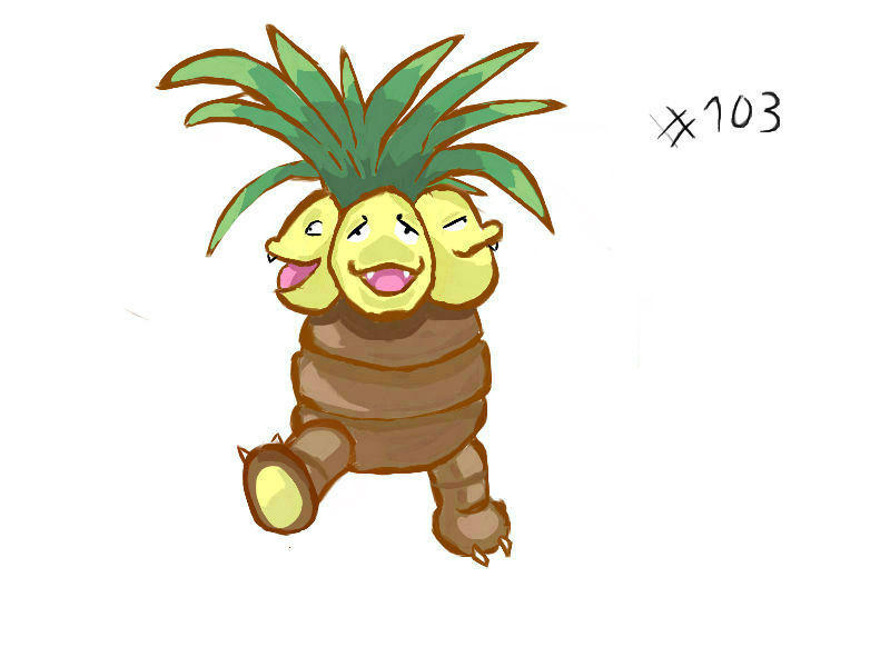 Exeggutor Yay! by MariosaurusRex on DeviantArt