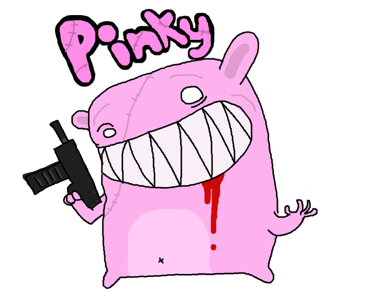 Pinky The Killer Wabbit! by DeadlyCartoons on DeviantArt
