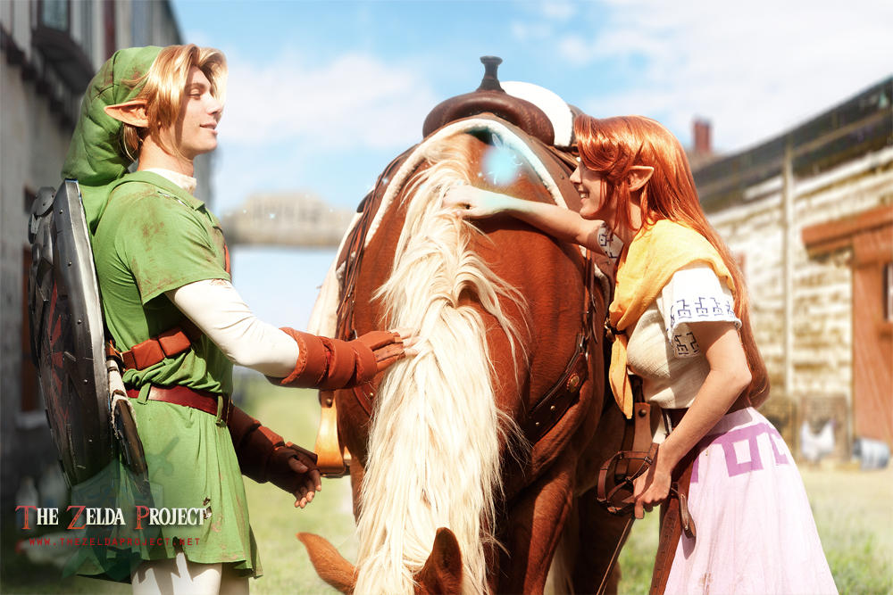 TZP: Link and Malon by Adella