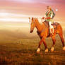 TZP: Link Rides Epona Into the Sunset