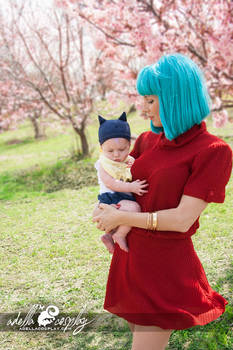 Cosplay: Baby Trunks and Bulma Cosplay