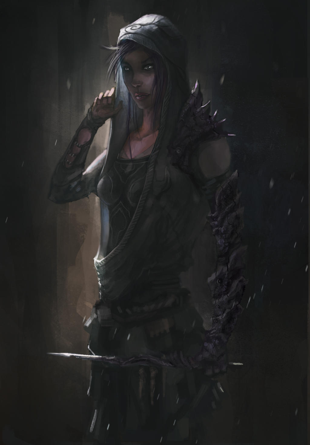 Elf Character- Black Song Female