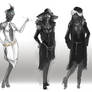 Female Flapper Alien design-Costume