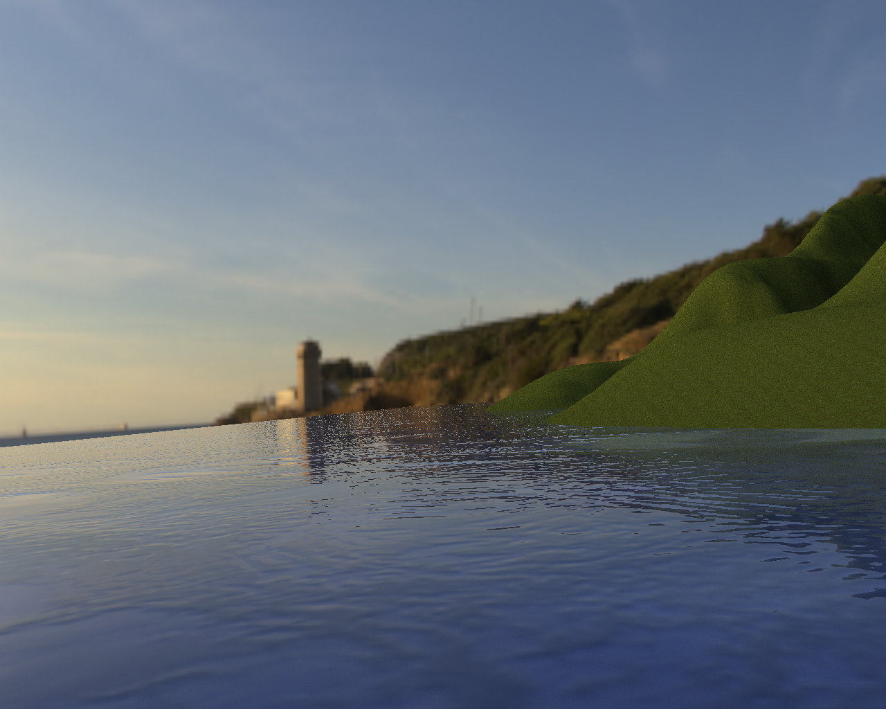 Landscape on Blender