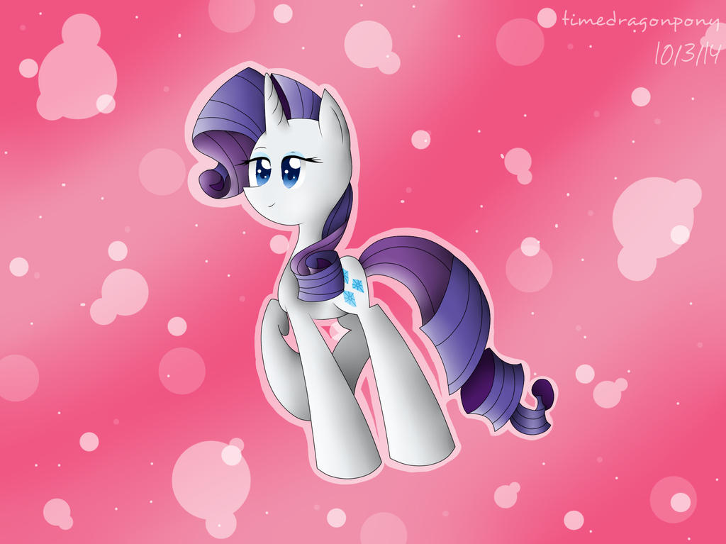 Deviantart Rarity Pony Rarity (digital) by TimeDragonpony on DeviantArt