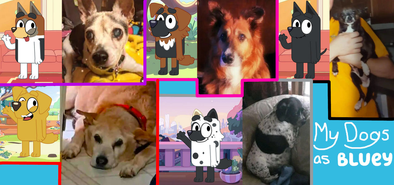 All Dogs As Bluey by iLoveCreativity14 on DeviantArt