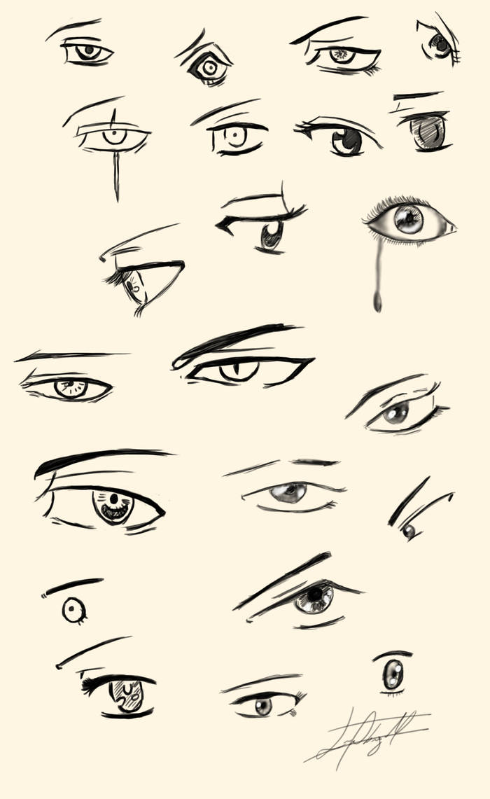 Boceto ojos by leon-7 on DeviantArt Boceto ojos by leon-7 on DeviantArt