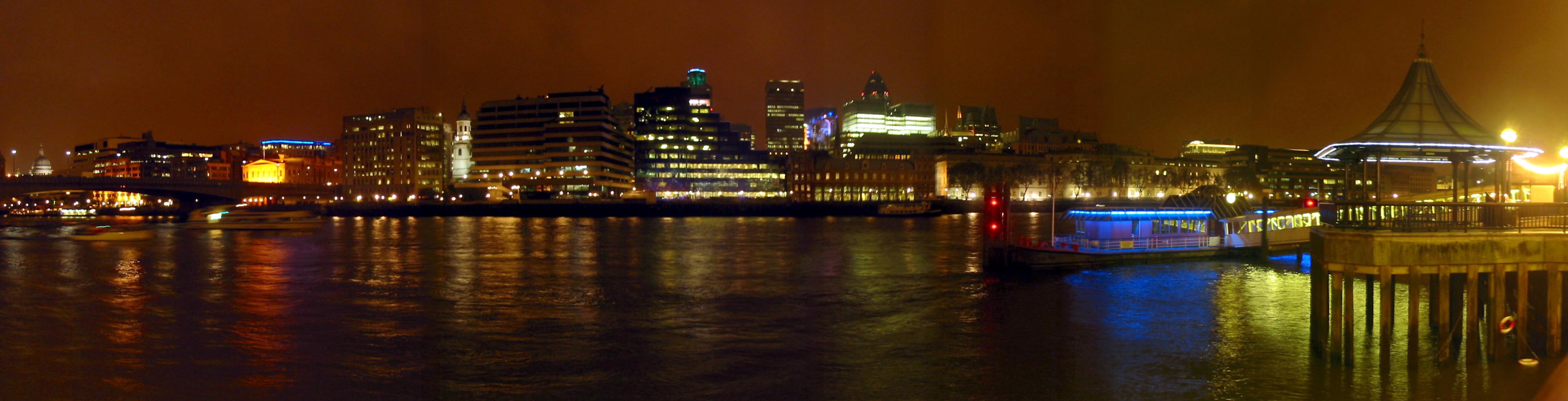 Canary wharf panoramic