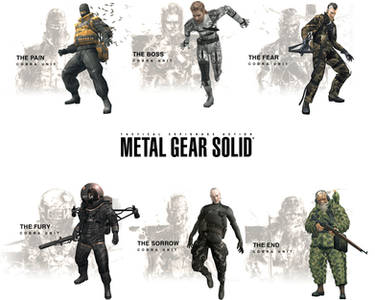 Metal Gear Solid 3 Villains