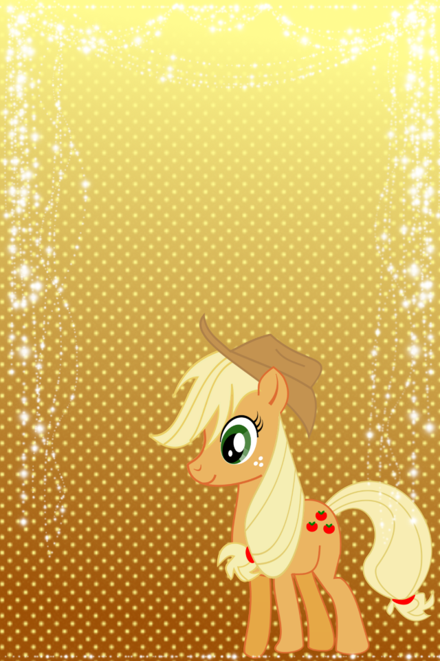 My little pony Applejack phone wallpaper