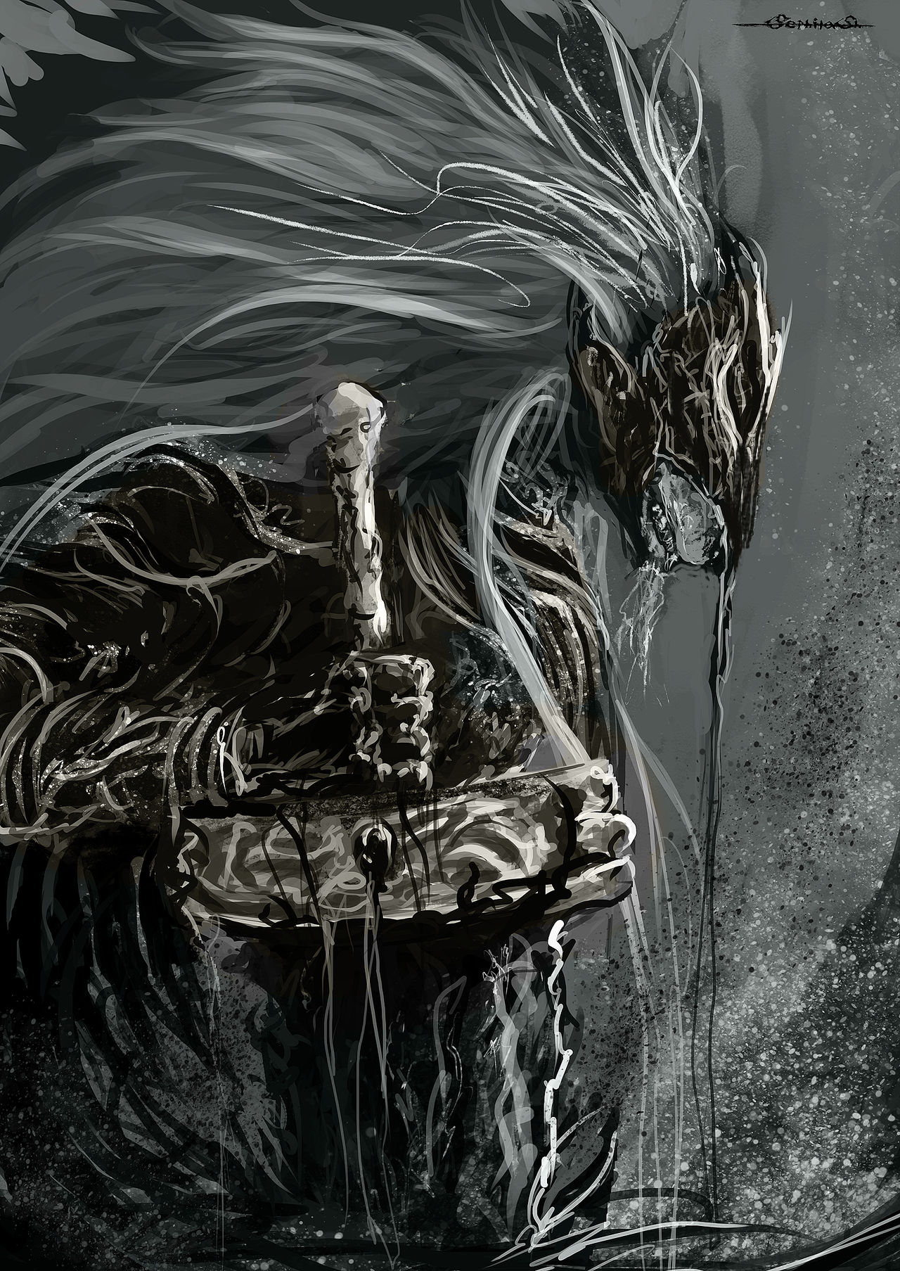 Maliketh, the Black Blade by Sephilash on DeviantArt