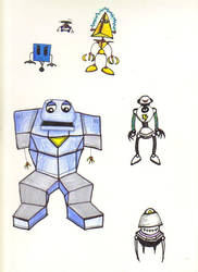 Robot Character Designs