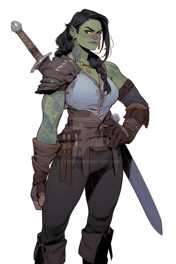 Adoptable Orc Female 8 By StryxAI On DeviantArt adoptable-orc-female-8-by-stryxai-on-deviantart