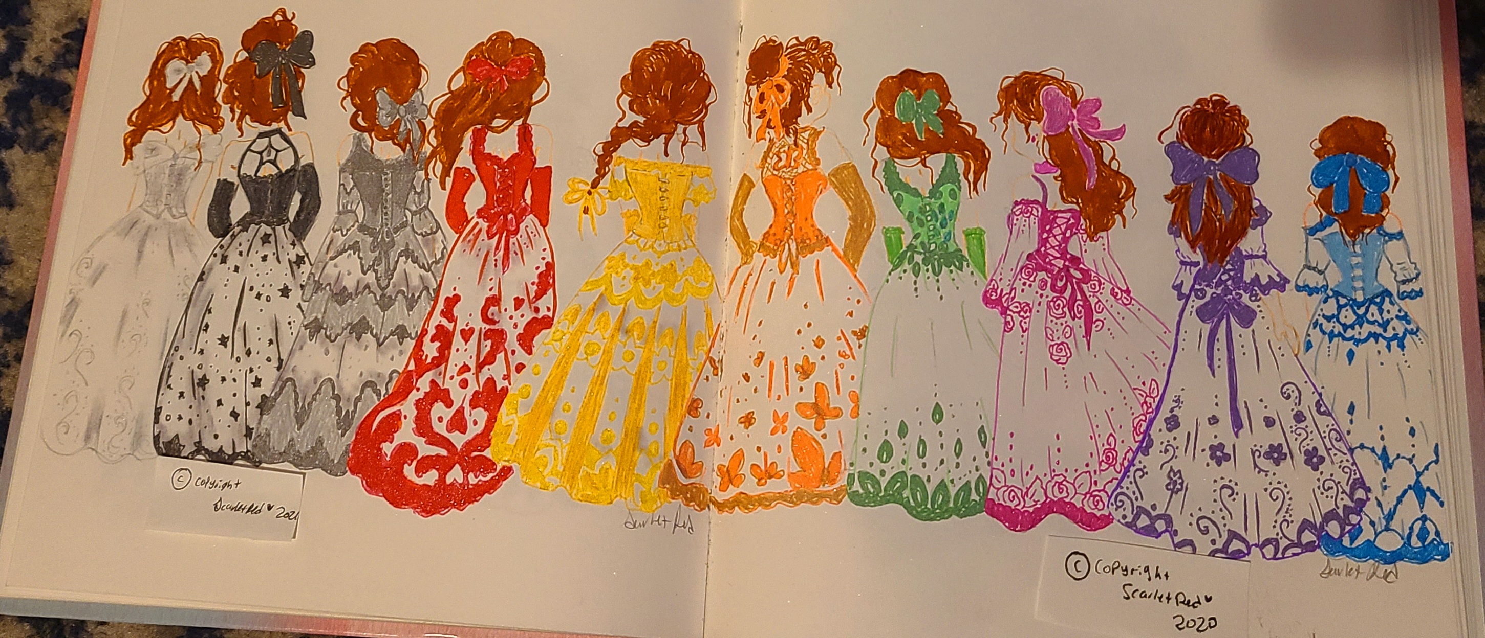 Princess Sceth Princess sketches by ScarletVic on DeviantArt