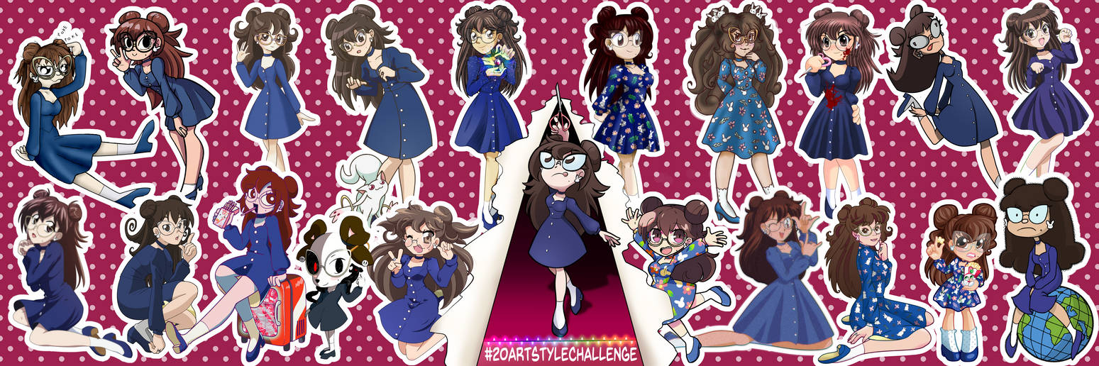 20 Art Styles Challenge by Kiddysart on DeviantArt