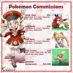 *OPEN* Pokemon Commissions June by Kiddysart