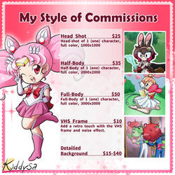 *OPEN* My Style Commissions March by Kiddysart